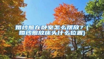 婚纱照在卧室怎么摆放？(婚纱照放床头什么位置)