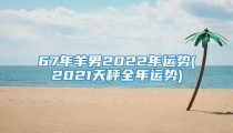 67年羊男2022年运势(2021天秤全年运势)
