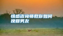 情感咨询师教你如何挽回男友