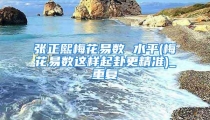 张正熙梅花易数 水平(梅花易数这样起卦更精准)_重复