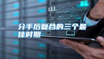 分手后复合的三个最佳时期