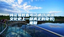 梅花易数看考试通过(中国文化史上一部真正的奇书)_重复
