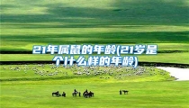 21年属鼠的年龄(21岁是个什么样的年龄)