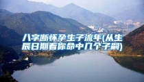 八字断怀孕生子流年(从生辰日期看你命中几个子嗣)