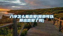 八字怎么看恋爱(算命可以算出恋爱了吗)