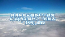 林武樟梅花易数122卦例讲义(梅花易数之“观梅占”卦例)_重复