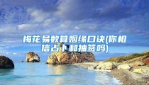 梅花易数算姻缘口诀(你相信占卜和抽签吗)