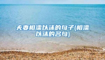 夫妻相濡以沫的句子(相濡以沫的名句)