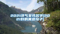 2021洋气女孩名字(2021好的寓意句子)