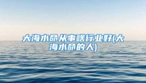 大海水命从事啥行业好(大海水命的人)