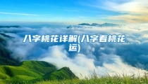 八字桃花详解(八字看桃花运)