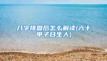 八字排盘后怎么解读(六十甲子日生人)
