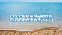 2022繁体字网名超拽霸气(双胞胎名字大全2021)