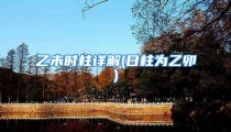 乙未时柱详解(日柱为乙卯)