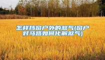 怎样挡窗户外的煞气(窗户对马路如何化解煞气)