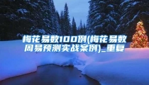 梅花易数100例(梅花易数周易预测实战案例)_重复