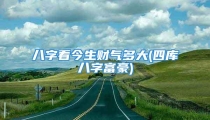 八字看今生财气多大(四库八字富豪)