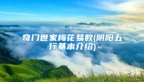 奇门世家梅花易数(阴阳五行基本介绍)