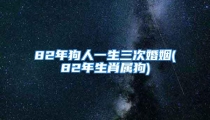 82年狗人一生三次婚姻(82年生肖属狗)