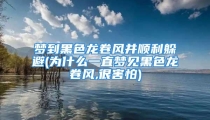梦到黑色龙卷风并顺利躲避(为什么一直梦见黑色龙卷风,很害怕)