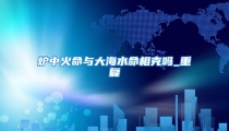炉中火命与大海水命相克吗_重复