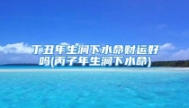 丁丑年生涧下水命财运好吗(丙子年生涧下水命)