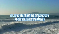 5.30出生的明星(2021年官宣结婚的明星)