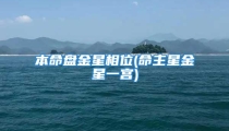 本命盘金星相位(命主星金星一宫)