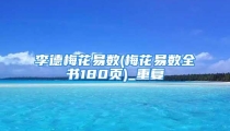 李德梅花易数(梅花易数全书180页)_重复