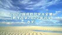 2022属虎取名字大全集(男孩名字2022年名字大全)