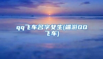 qq飞车名字女生(端游QQ飞车)