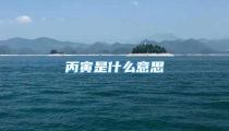 丙寅是什么意思