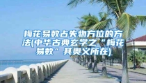 梅花易数占失物方位的方法(中华古典玄学之“梅花易数”其奥义所在)