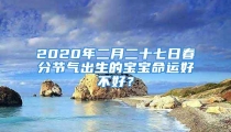 2020年二月二十七日春分节气出生的宝宝命运好不好?
