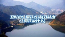 丑时出生男孩性格(丑时出生男孩缺什么)