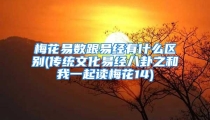 梅花易数跟易经有什么区别(传统文化易经八卦之和我一起读梅花14)