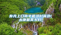寿光上口南半截河村算卦(太康最美乡村)