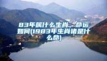 83年属什么生肖，命运如何(1983年生肖猪是什么命)
