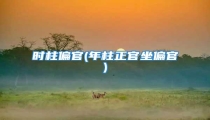 时柱偏官(年柱正官坐偏官)