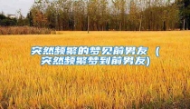 突然频繁的梦见前男友 (突然频繁梦到前男友)