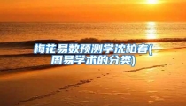 梅花易数预测学沈柏春(周易学术的分类)
