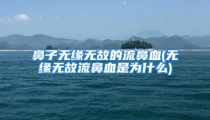 鼻子无缘无故的流鼻血(无缘无故流鼻血是为什么)