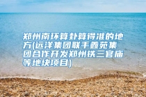 郑州南环算卦算得准的地方(远洋集团联手鑫苑集团合作开发郑州铁三官庙等地块项目)