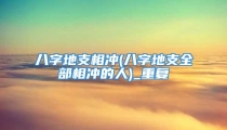 八字地支相冲(八字地支全部相冲的人)_重复
