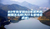82年狗女和80年猴男的婚姻怎么样(为什么爱情会消逝)