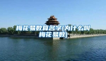 梅花易数算名字(为什么叫梅花易数)