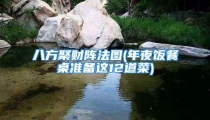 八方聚财阵法图(年夜饭餐桌准备这12道菜)