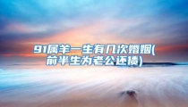 91属羊一生有几次婚姻(前半生为老公还债)