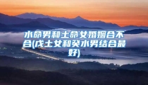 水命男和土命女婚姻合不合(戊土女和癸水男结合最好)