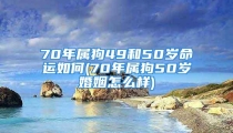 70年属狗49和50岁命运如何(70年属狗50岁婚姻怎么样)